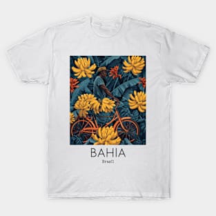 A Vintage Travel Illustration of Bahia - Brazil T-Shirt